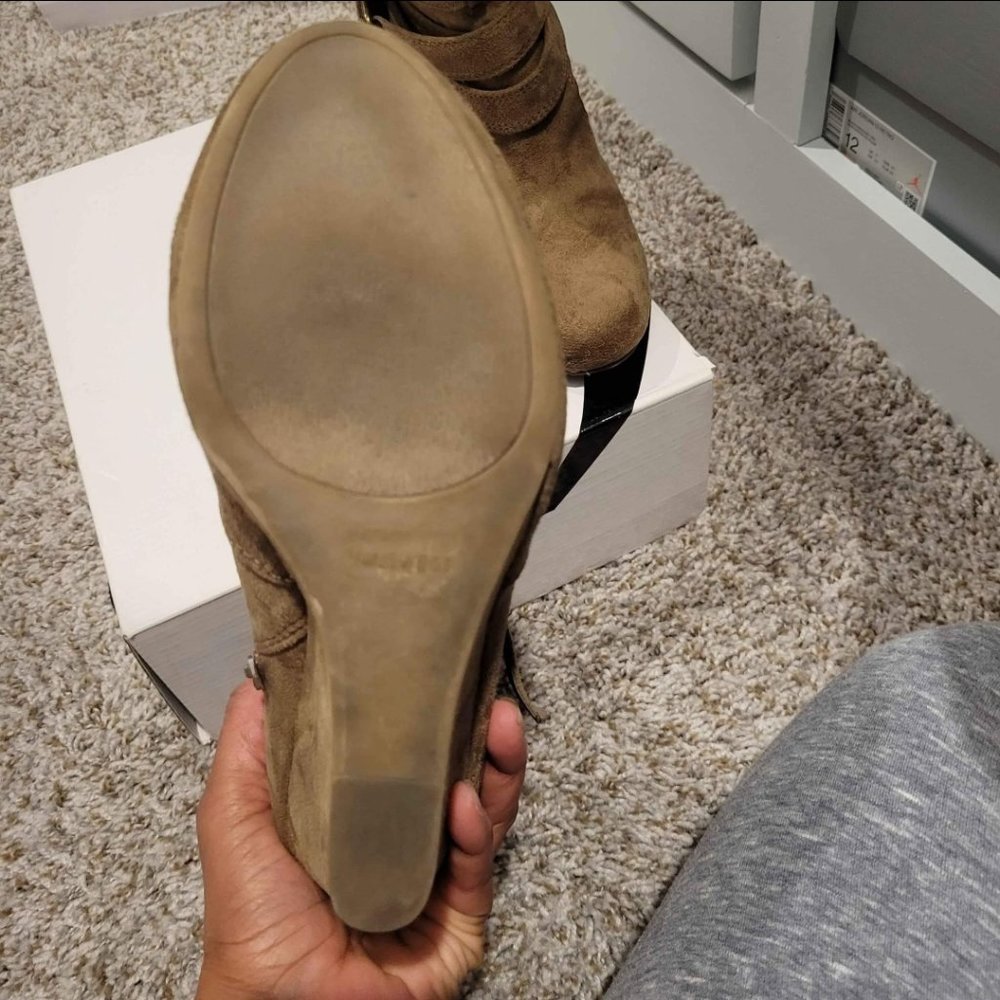 Brown booties